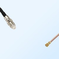 IPEX Female Right Angle - FME Female Coaxial Cable Assemblies