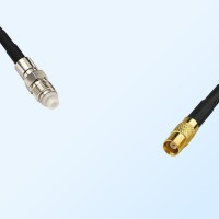 FME Female - MCX Female Coaxial Jumper Cable