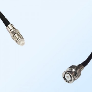 FME Female - Mini BNC Male Coaxial Jumper Cable