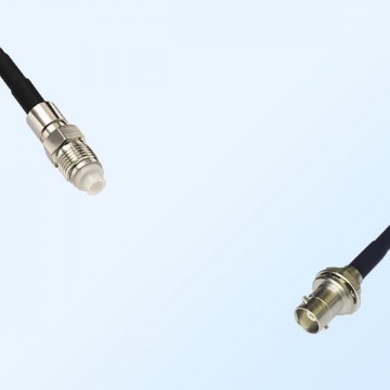 FME Female - Mini BNC Bulkhead Female Coaxial Jumper Cable