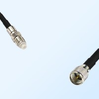 FME Female - Mini UHF Male Coaxial Jumper Cable