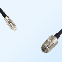 FME Female - Mini UHF Female Coaxial Jumper Cable