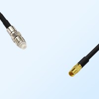 FME Female - MMCX Female Coaxial Jumper Cable