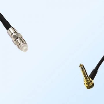 FME Female - MS156 Male Right Angle Coaxial Jumper Cable