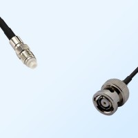 FME Female - RP BNC Male Coaxial Jumper Cable