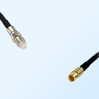 FME Female - RP MCX Female Coaxial Jumper Cable