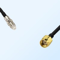 FME Female - RP SMA Male Coaxial Jumper Cable