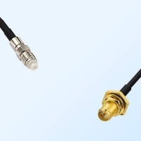 RP SMA Bulkhead Female with O-Ring - FME Female Cable Assemblies