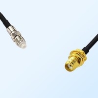 FME Female - SMA Bulkhead Female Coaxial Jumper Cable