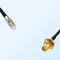 SMA Bulkhead Female with O-Ring - FME Female Coaxial Cable Assemblies