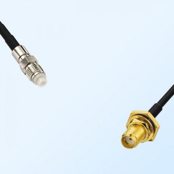 SMA Bulkhead Female with O-Ring - FME Female Coaxial Cable Assemblies
