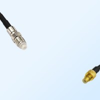 FME Female - SMC Male Coaxial Jumper Cable
