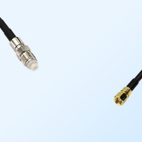 FME Female - SMC Female Coaxial Jumper Cable
