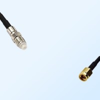 FME Female - SSMA Male Coaxial Jumper Cable