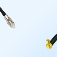 FME Female - SSMB Male Right Angle Coaxial Jumper Cable