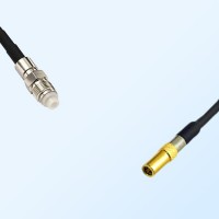 FME Female - SSMB Female Coaxial Jumper Cable