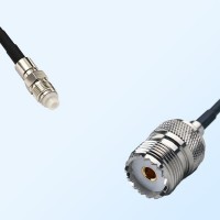 FME Female - UHF Female Coaxial Jumper Cable