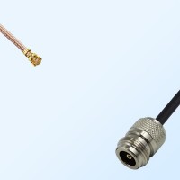 IPEX Female Right Angle - N Female Coaxial Cable Assemblies