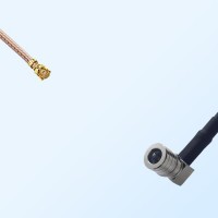 IPEX Female R/A - QMA Male R/A Coaxial Cable Assemblies