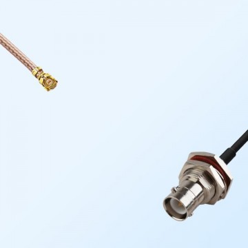 IPEX Female R/A - RP BNC Bulkhead Female with O-Ring Cable Assemblies