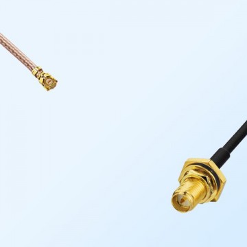 IPEX Female R/A - RP SMA Bulkhead Female with O-Ring Cable Assemblies