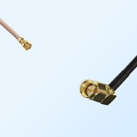 IPEX Female R/A - SMA Male R/A Coaxial Cable Assemblies
