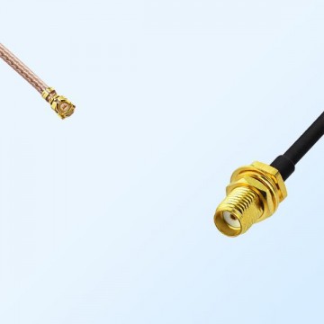 IPEX Female Right Angle - SMA Bulkhead Female Coaxial Cable Assemblies