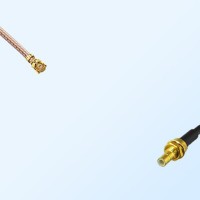 IPEX Female Right Angle - SMB Bulkhead Male Coaxial Cable Assemblies