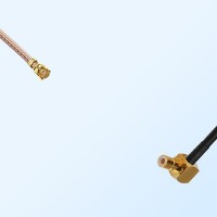 IPEX Female R/A - SMB Male R/A Coaxial Cable Assemblies