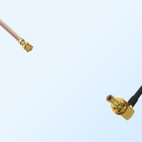IPEX Female R/A - SMB Bulkhead Male R/A Coaxial Cable Assemblies