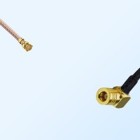 IPEX Female R/A - SMB Female R/A Coaxial Cable Assemblies