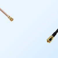 IPEX Female Right Angle - SMC Female Coaxial Cable Assemblies