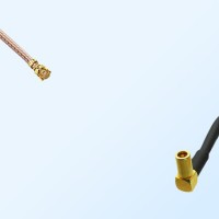IPEX Female R/A - SSMB Female R/A Coaxial Cable Assemblies