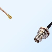 IPEX Female R/A - TNC Bulkhead Female with O-Ring Cable Assemblies