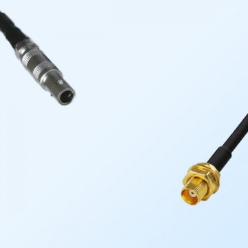 LEMO FFA 00S Male - MCX Bulkhead Female Coaxial Jumper Cable