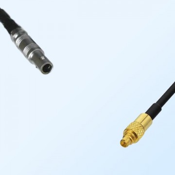 LEMO FFA 00S Male - MMCX Male Coaxial Jumper Cable