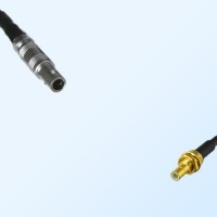 LEMO FFA 00S Male - SMB Bulkhead Male Coaxial Jumper Cable