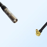 LEMO FFA 00S Female - MMCX Male Right Angle Coaxial Cable Assemblies