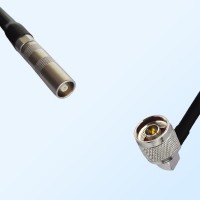 LEMO FFA 00S Female - N Male Right Angle Coaxial Cable Assemblies