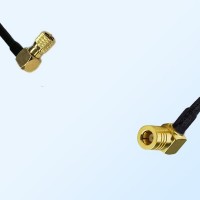 10-32 UNF Male R/A - SMB Female R/A Coaxial Jumper Cable
