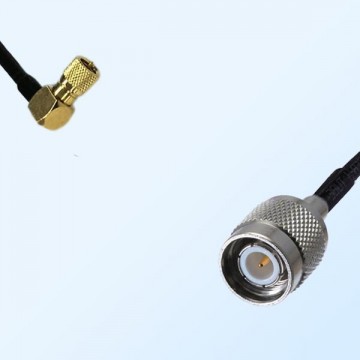 10-32 UNF Male Right Angle - TNC Male Coaxial Jumper Cable