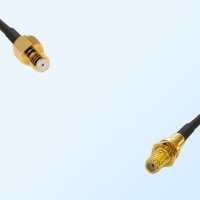 Microdot 10-32  Female - Microdot 10-32  Bulkhead Female Cable