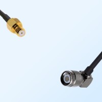 Microdot 10-32  Female - TNC Male Right Angle Coaxial Cable Assemblies