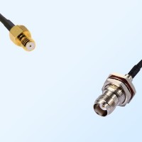 Microdot 10-32  Female - TNC O-Ring Bulkhead Female Cable Assemblies