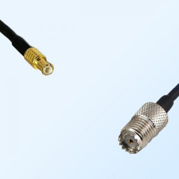 MCX Male - Mini UHF Female Coaxial Jumper Cable