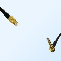 MCX Male - MS156 Male Right Angle Coaxial Jumper Cable