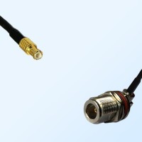 N Bulkhead Female R/A with O-Ring - MCX Male Coaxial Cable Assemblies