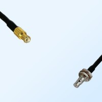 MCX Male - QMA Bulkhead Female with O-Ring Coaxial Jumper Cable