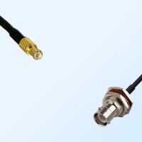 MCX Male - RP BNC Bulkhead Female with O-Ring Coaxial Jumper Cable