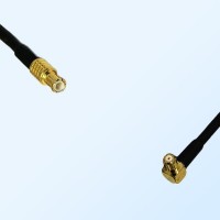MCX Male - RP MCX Male Right Angle Coaxial Jumper Cable